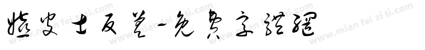 嬉皮士反差字体转换