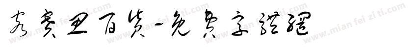 客赛思百货字体转换