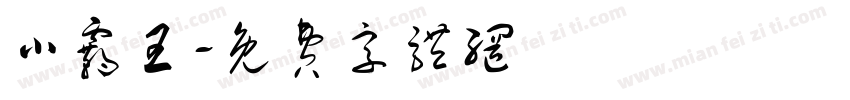 小霸王字体转换