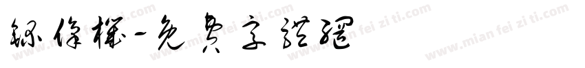 录像机字体转换