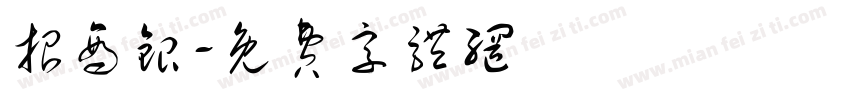 招商银字体转换