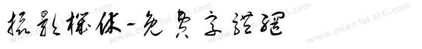 摄影机休字体转换