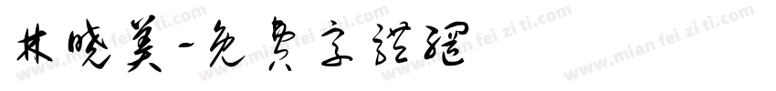 林晓美字体转换
