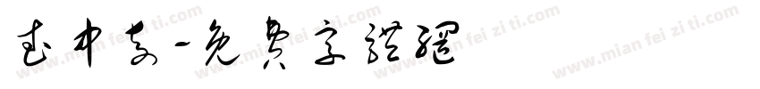 武中奇字体转换