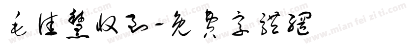 毛佳慧收到字体转换