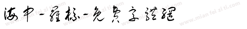 海申-罗标字体转换