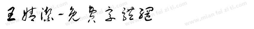 王婧洁字体转换