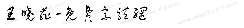 王晓菲字体转换