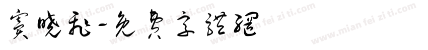 窦晓飞字体转换