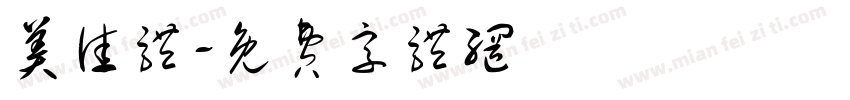 美佳体字体转换