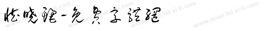臧晓丽字体转换