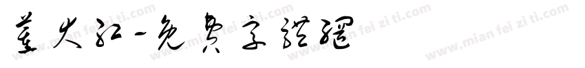 董大红字体转换