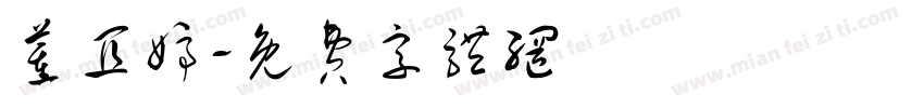董宜婷字体转换