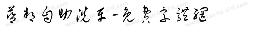蓝邦自助洗车字体转换
