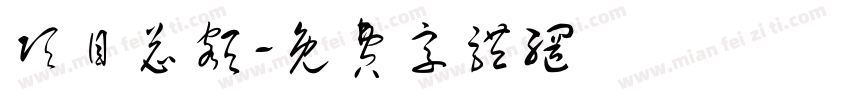 项目总额字体转换