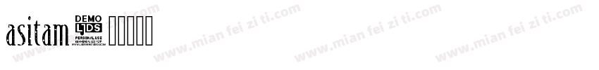 asitam字体转换