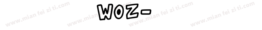 仓耳舒圆体WOZ字体转换