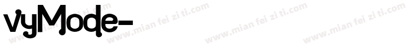vyMode字体转换