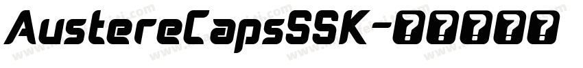 AustereCapsSSK字体转换
