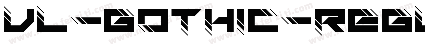 VL-Gothic-Regular字体转换