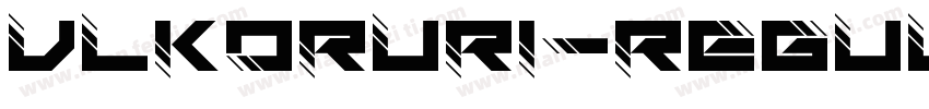 VlKoruri-Regular字体转换