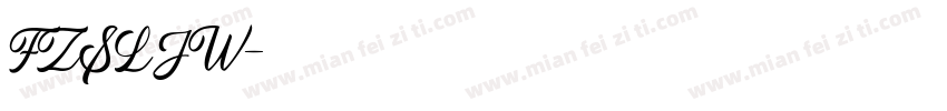 FZSLJW字体转换