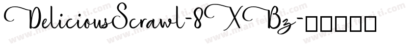 DeliciousScrawl-8XBz字体转换