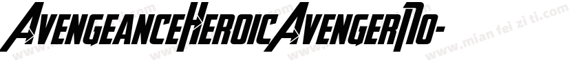 AvengeanceHeroicAvengerNo字体转换