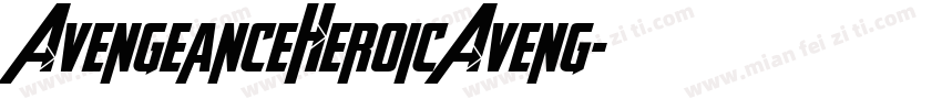 AvengeanceHeroicAveng字体转换