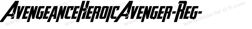 AvengeanceHeroicAvenger-Reg字体转换