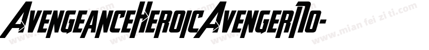 AvengeanceHeroicAvengerNo字体转换