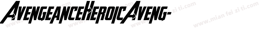 AvengeanceHeroicAveng字体转换