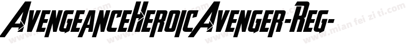 AvengeanceHeroicAvenger-Reg字体转换