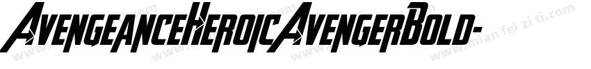 AvengeanceHeroicAvengerBold字体转换