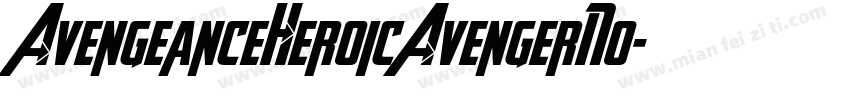 AvengeanceHeroicAvengerNo字体转换