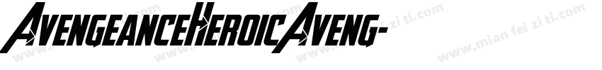 AvengeanceHeroicAveng字体转换