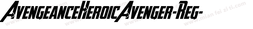 AvengeanceHeroicAvenger-Reg字体转换