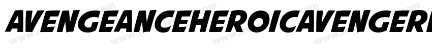 AvengeanceHeroicAvengerNo字体转换