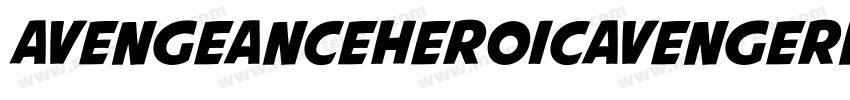 AvengeanceHeroicAvengerNo字体转换