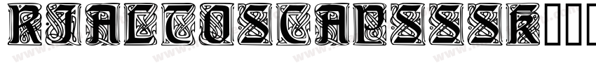 RialtoSCapsSSK字体转换