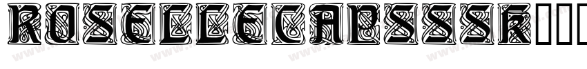 RoselleCapsSSK字体转换