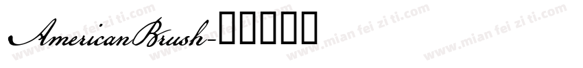 AmericanBrush字体转换