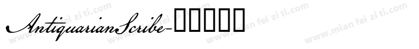 AntiquarianScribe字体转换