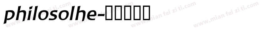 philosolhe字体转换