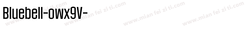 Bluebell-owx9V字体转换