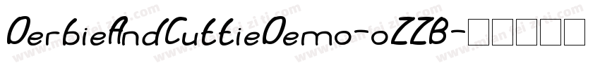 DerbieAndCuttieDemo-oZZB字体转换