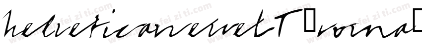 helveticaneueLT-roma字体转换