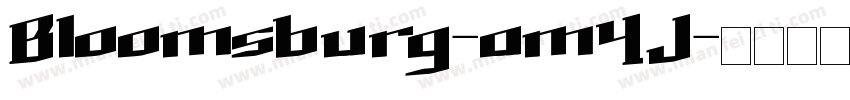 Bloomsburg-am4J字体转换