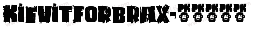 kievitforbrax字体转换
