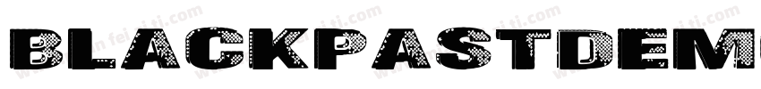 BlackpastDemo-vm2l9字体转换